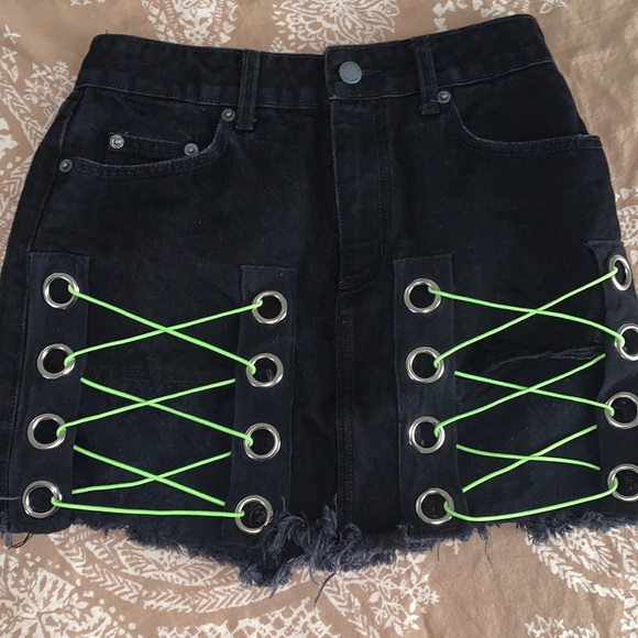 Carmar Dresses & Skirts - Carmar Black Denim Mini Skirt